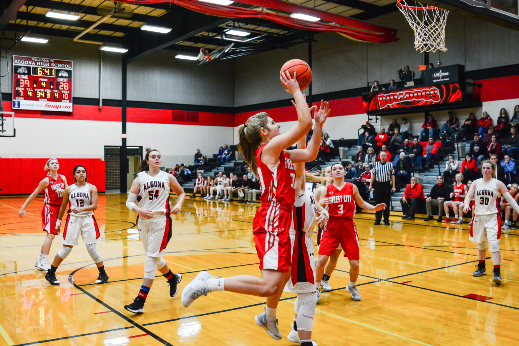 FC girls basketball vs. Algona 2